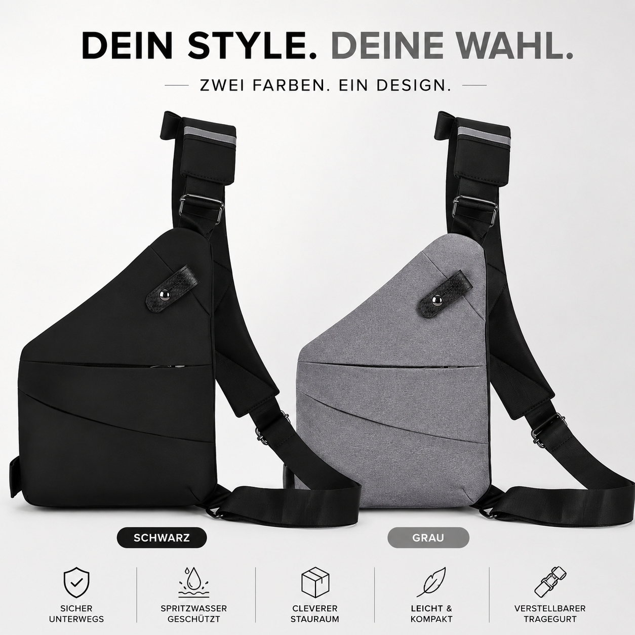 Luxay™ UrbanGuard Sling Bag
