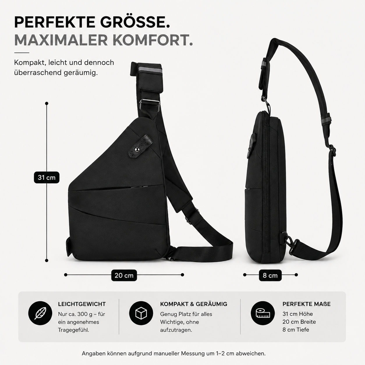 Luxay™ UrbanGuard Sling Bag
