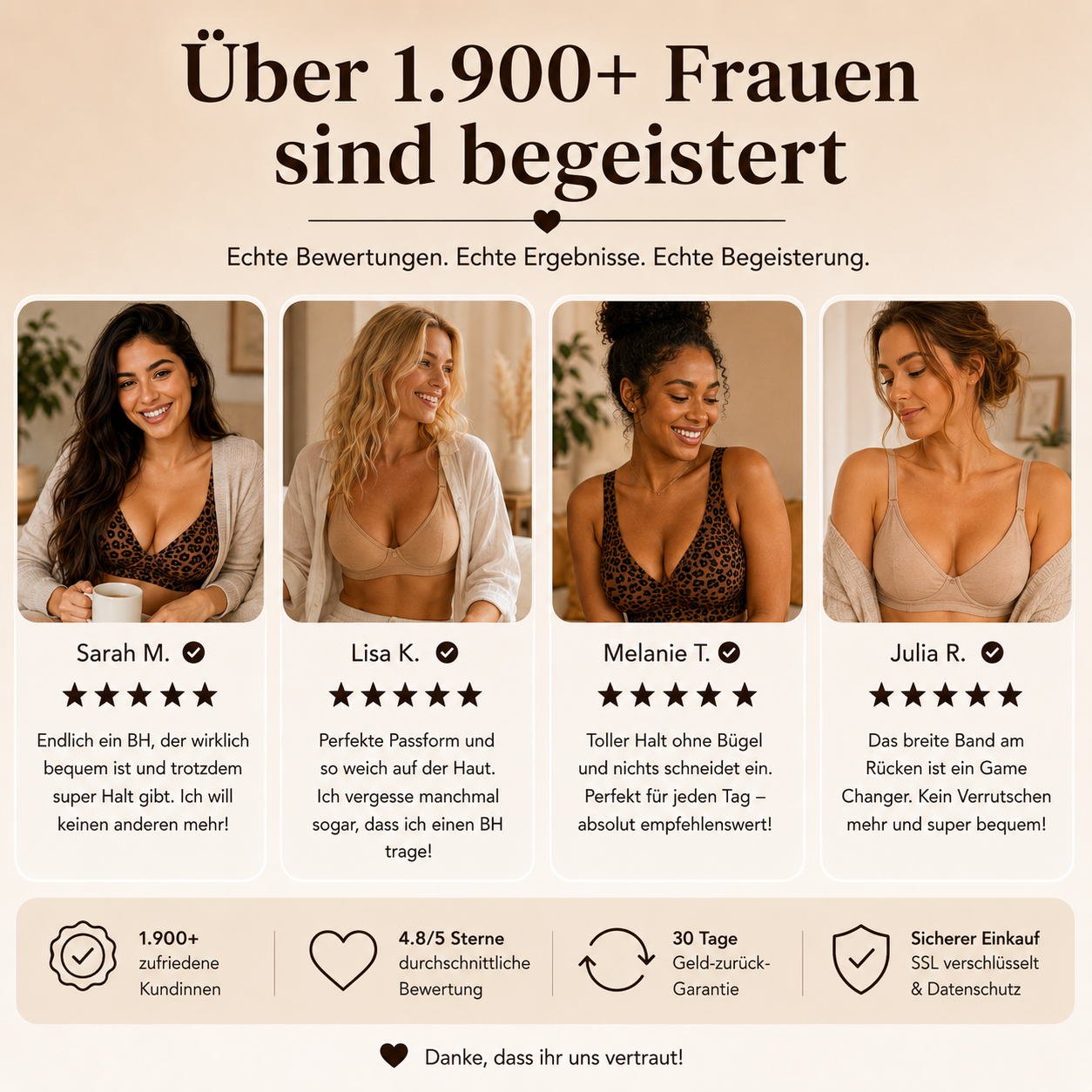 Endlich Halt, ohne auf Komfort zu verzichten.