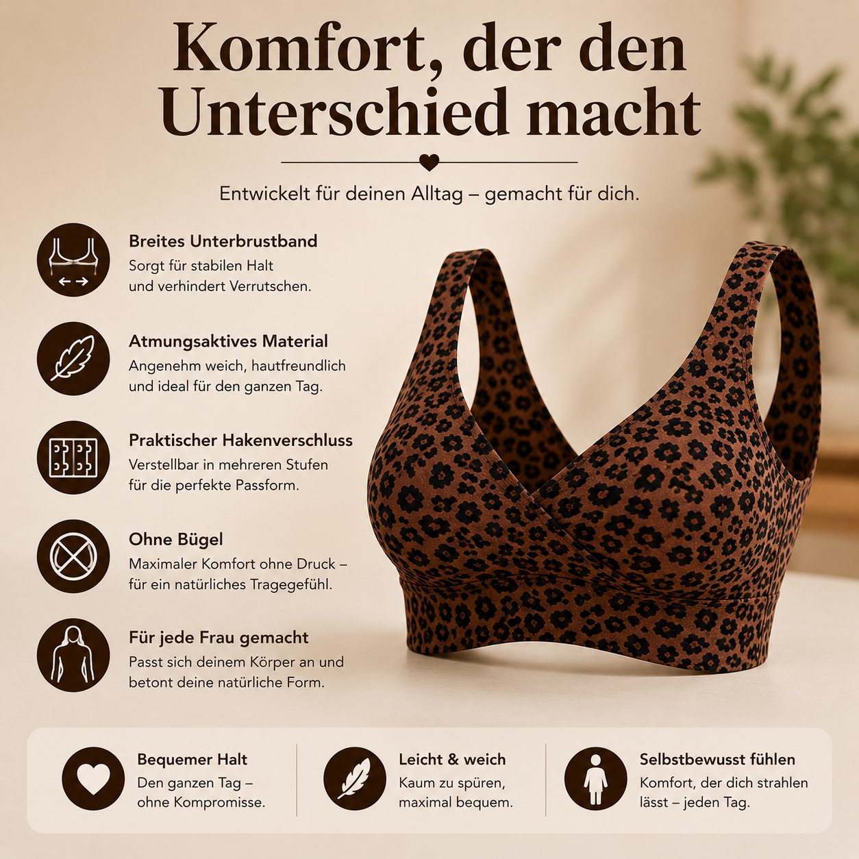 Endlich Halt, ohne auf Komfort zu verzichten.