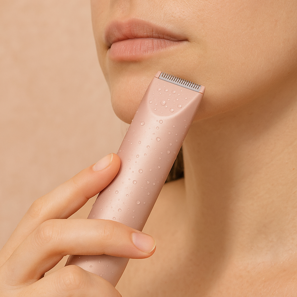 LUNA GLOW Präzisionstrimmer – Nass & Trocken für Gesicht, Körper & Intimbereich