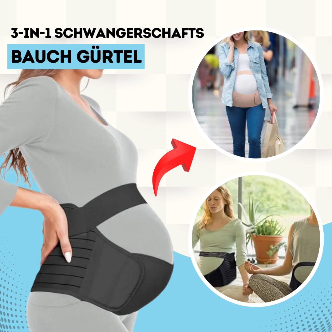 Stützgürtel für Schwangere - Sanfte Entlastung für Bauch & Rücken