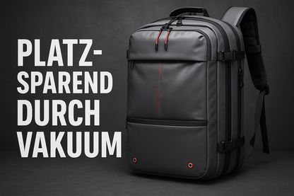 Komprimierbarer Vakuum- Rucksack - Mehr Stauraum weniger Volumen