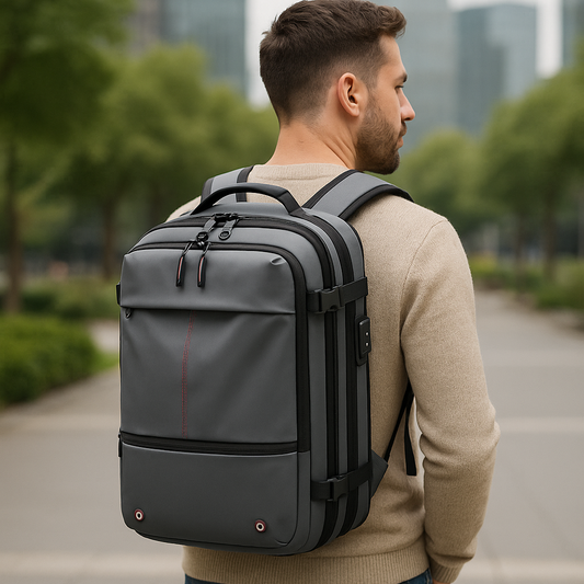 Komprimierbarer Vakuum- Rucksack - Mehr Stauraum weniger Volumen