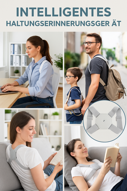 Smartes Haltungserinnerungsgerät – Aufrecht gehen, besser leben
