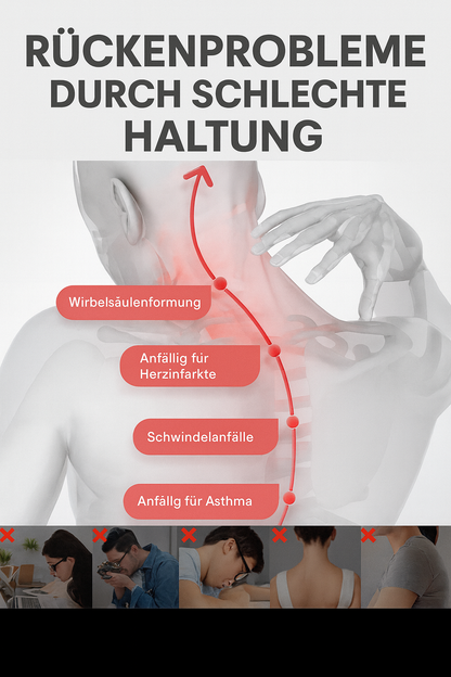 Smartes Haltungserinnerungsgerät – Aufrecht gehen, besser leben