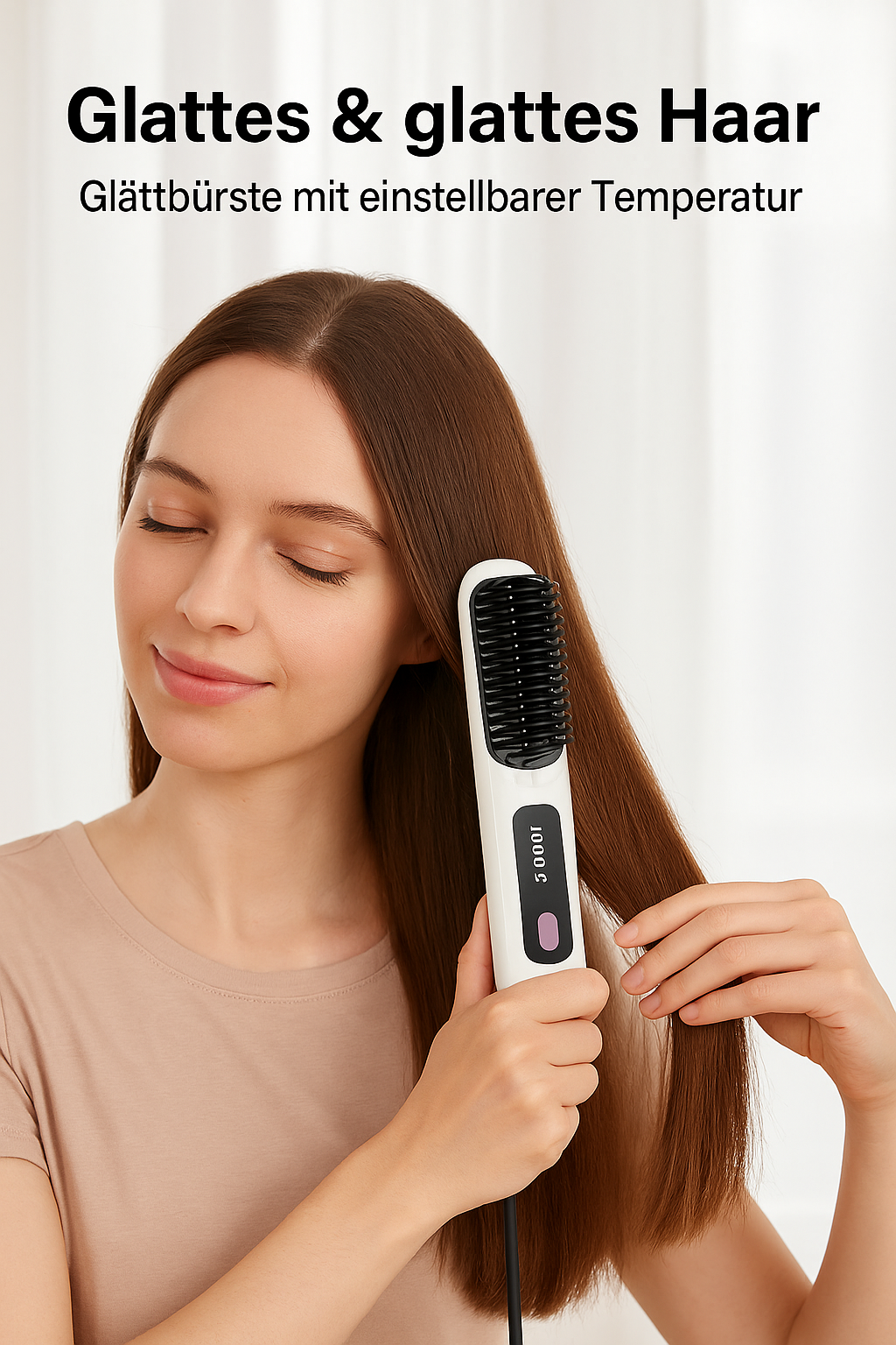 Mini Glätteisen ohne Kabel – Ideal für Reisen & Handtasche