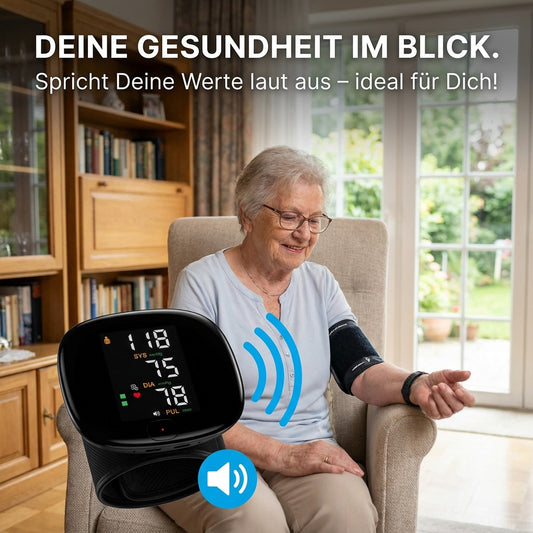 Präzise Blutdruckmessung – jederzeit & überall