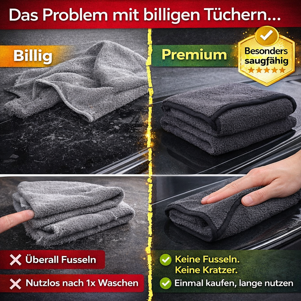 Dein Auto. Trocken. In einem Zug — ohne Streifen, ohne Kratzer, ohne Frust.