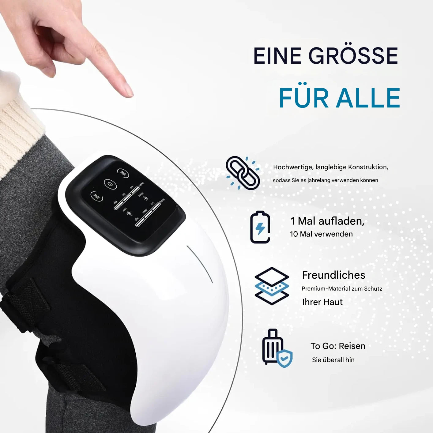 Knie-Massagegerät - Schmerzlinderung & Wohlbefinden auf Knopfdruck