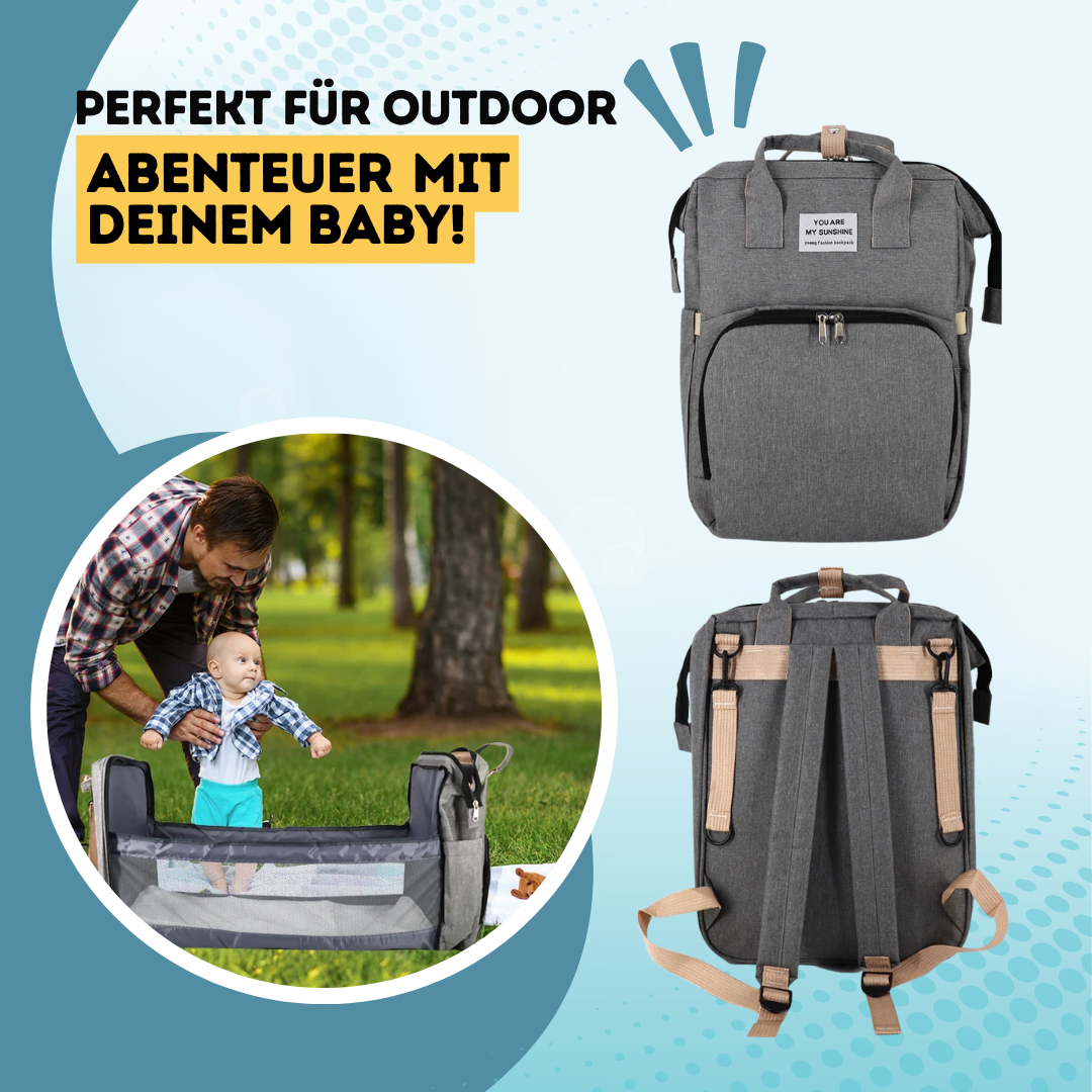 Tragbare Wickeltasche für Unterwegs