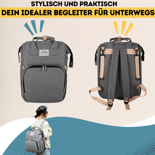 Tragbare Wickeltasche für Unterwegs